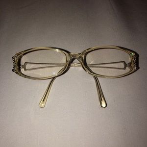 Vintage Versace Glasses - Split Silver Arms